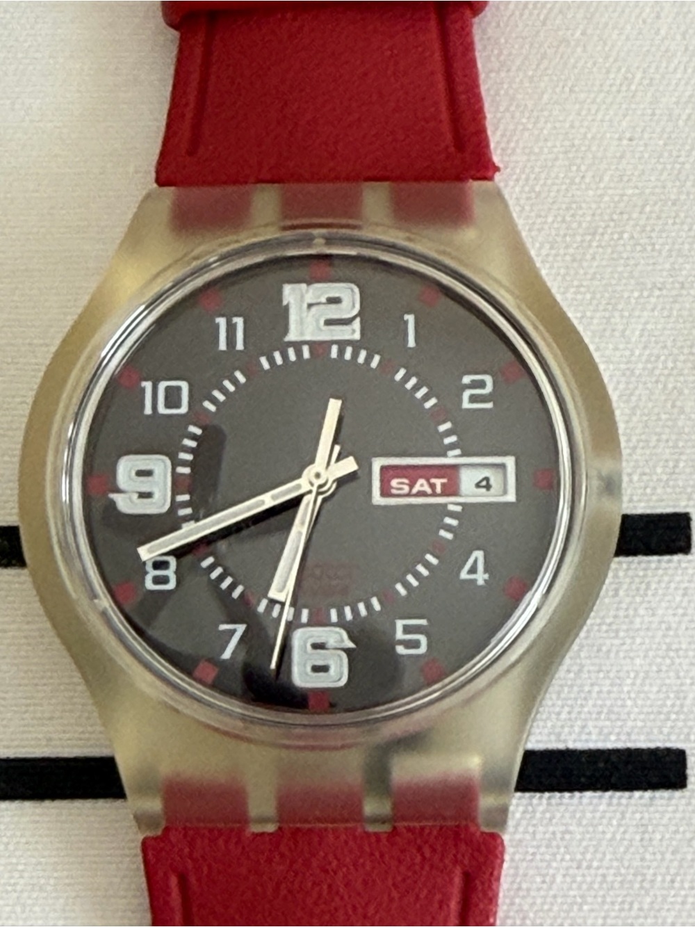 Swatch Jelly in Jelly "Ruby Touch" SUJK701 , New
